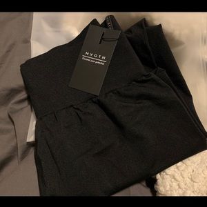 NVGTN solid black seamless leggings